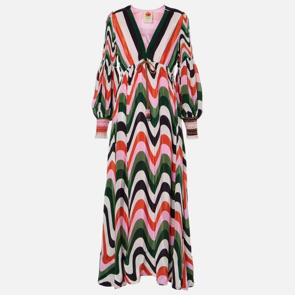 NWT Farm Rio Printed Maxi Dress